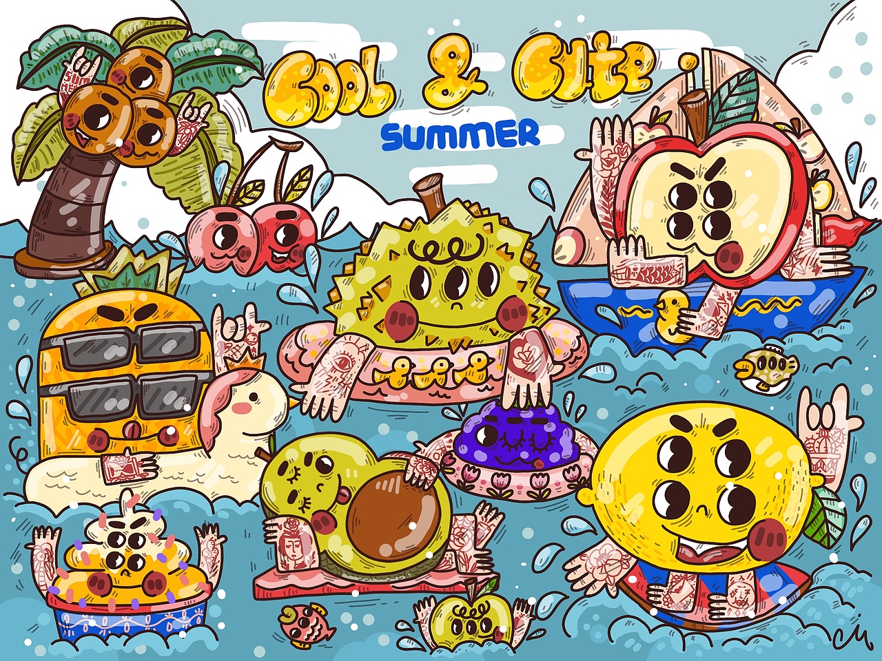 小怪兽们的春夏秋冬