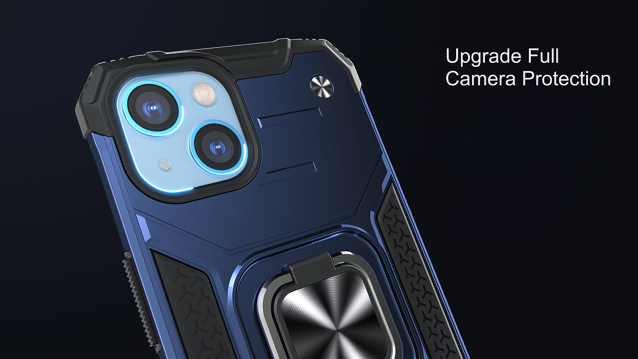 三个公司手机壳渲染动画