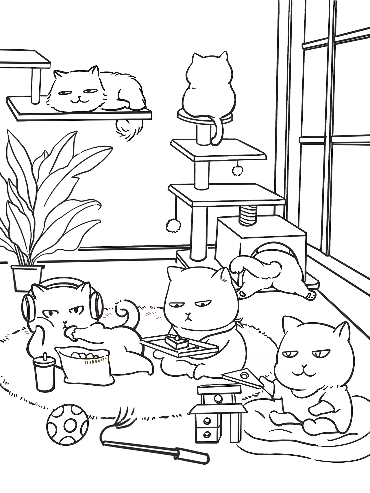 1举报5分享原创作品插画绘本猫漫画宠物店商业插画ry冉冉升起的太阳ry