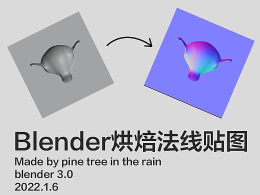 Blender烘焙法线贴图