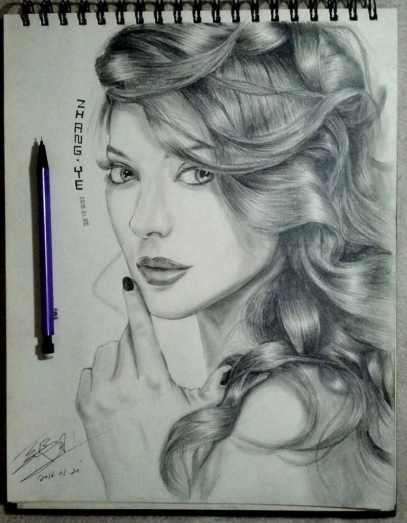 发一组自动铅笔画2|纯艺术|素描|a272813194 - 原创作品 - 站酷