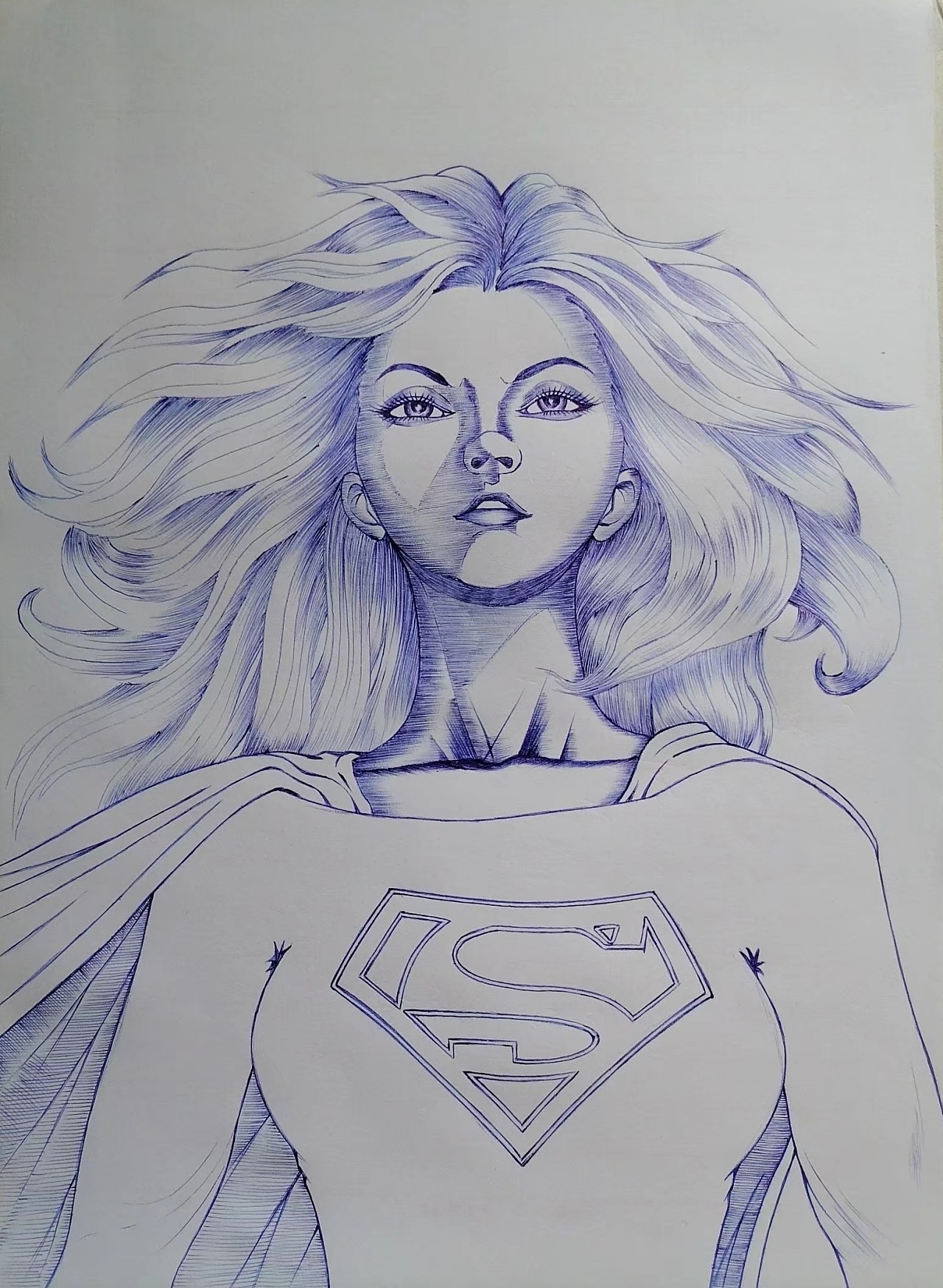 女超人怎么画最简单图片