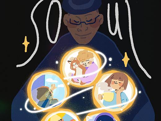 「心灵奇旅」插画海报