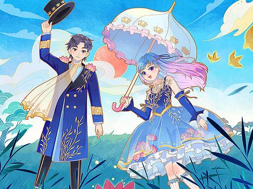 叶生莲花（个人主页-ZNjI5ODE5NTY=） - 商业插画 - 站酷设计师孙喵喵_原创素材 - 站酷ZCOOL