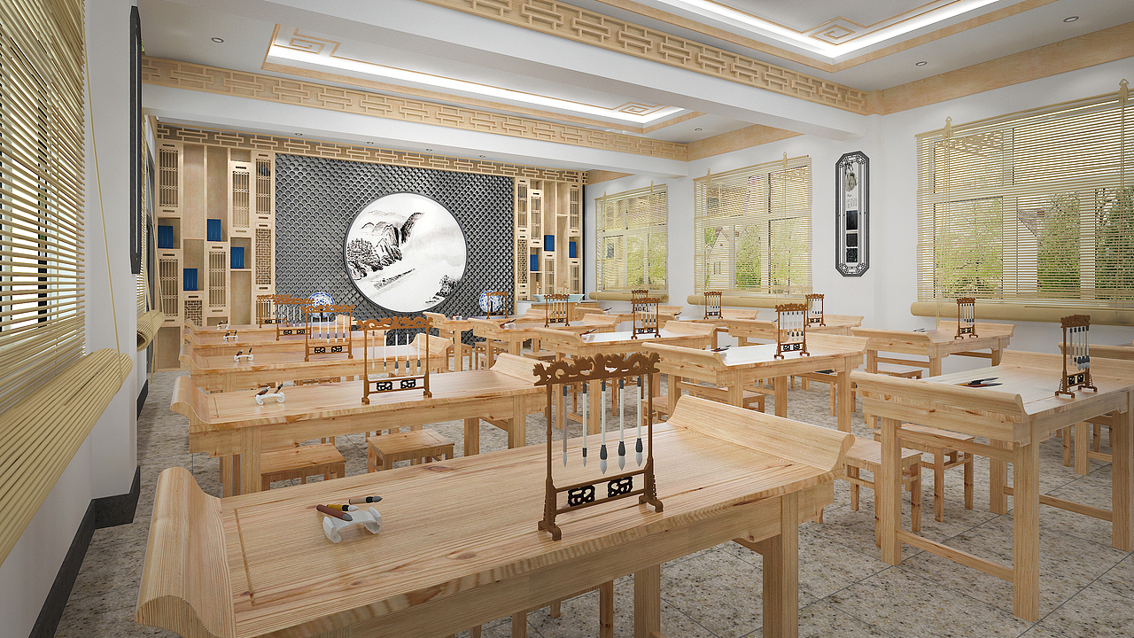 德善书院（校园文化）（图ZMjU3NzM0NTA4） - 展陈设计 - 站酷设计师海豚和珣子原创素材 - 站酷ZCOOL