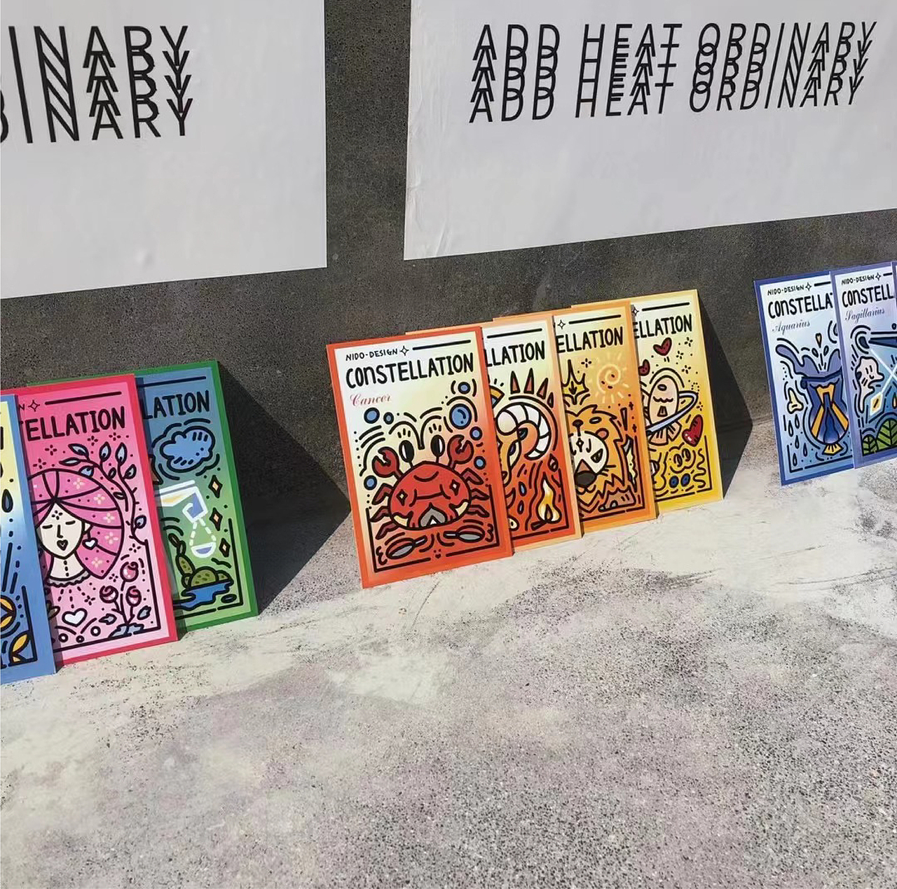 NIDO十二星座系列明信片（图ZMjgwMjc2NjM2） - 艺术插画 - 站酷设计师圆年小尼多原创素材 - 站酷ZCOOL