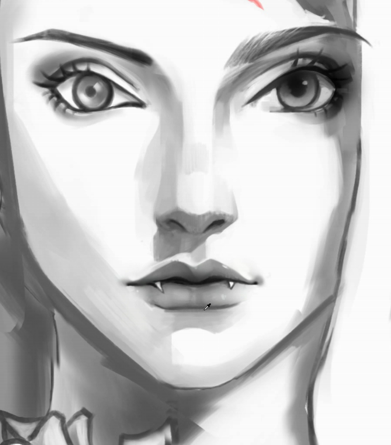 原画·板绘基础教程(笔记!笔记!笔记!) 第三课 如何画一张漂亮的脸 03