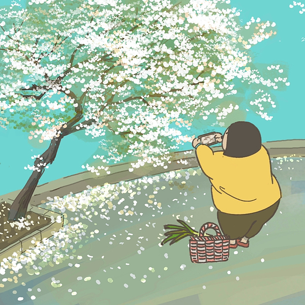 生活很忙，不要忘記欣賞（圖ZMzMzNDg0NzM2） - 藝術(shù)插畫 - 站酷設(shè)計(jì)師甜媽與小畫花原創(chuàng)素材 - 站酷ZCOOL