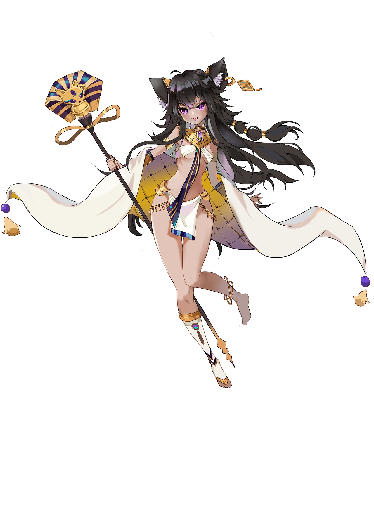 埃及风二次元游戏角色设计