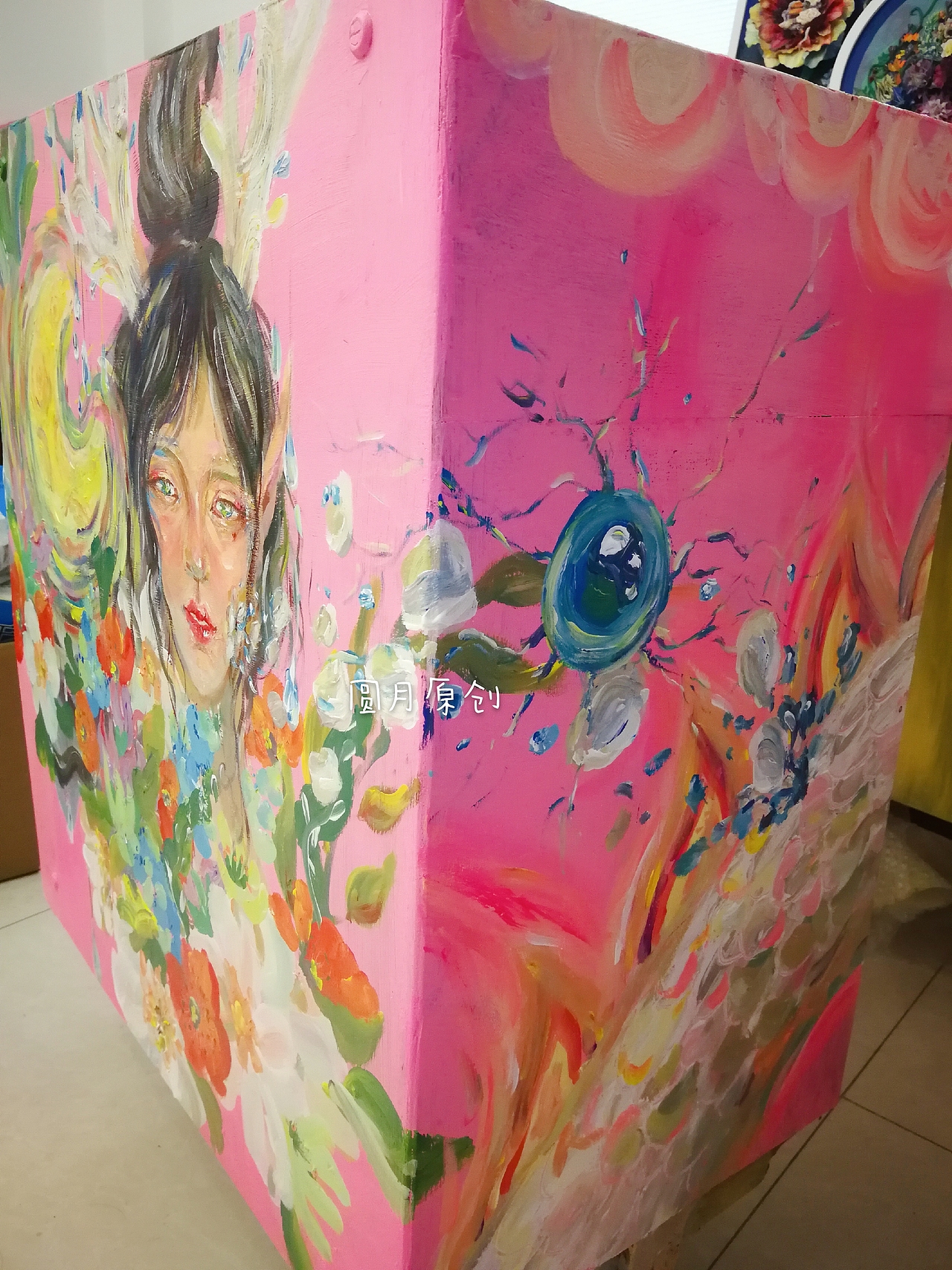 旧桌子改造——龙女