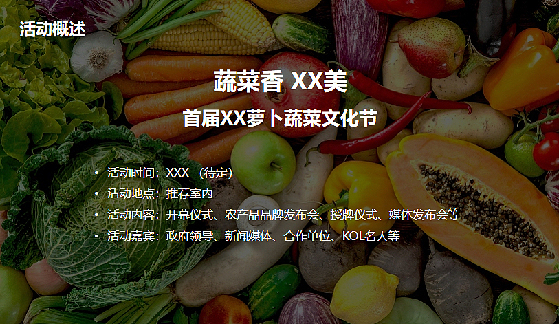 2022助农名优农产品营销萝卜蔬菜文化节活动策划-49P
