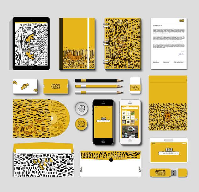 猎食品牌VI设计 | Hunting Brand Visual Identity Design（图ZNTUyNDQzMDQ=） - 品牌 - 站酷设计师starryliang原创素材 - 站酷ZCOOL