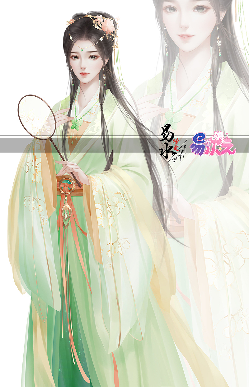 九个易次元素材库立绘_易水潇遥-站酷zcool