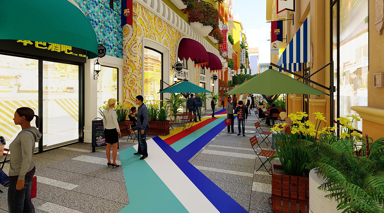 西嘻小镇商业街区设计赏析