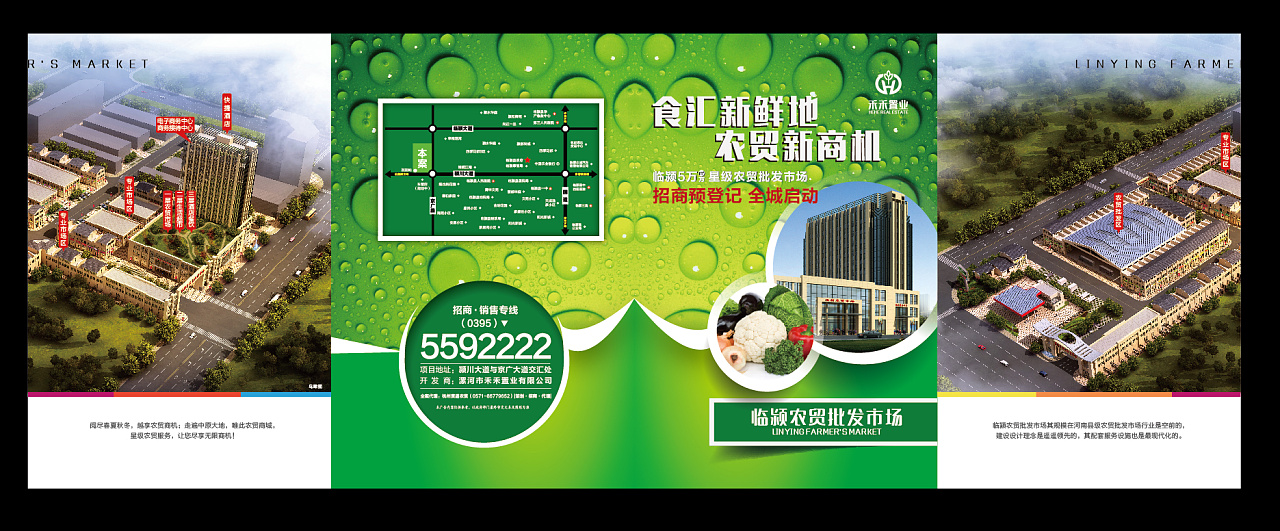 临颍农贸批发市场 br>广告设计