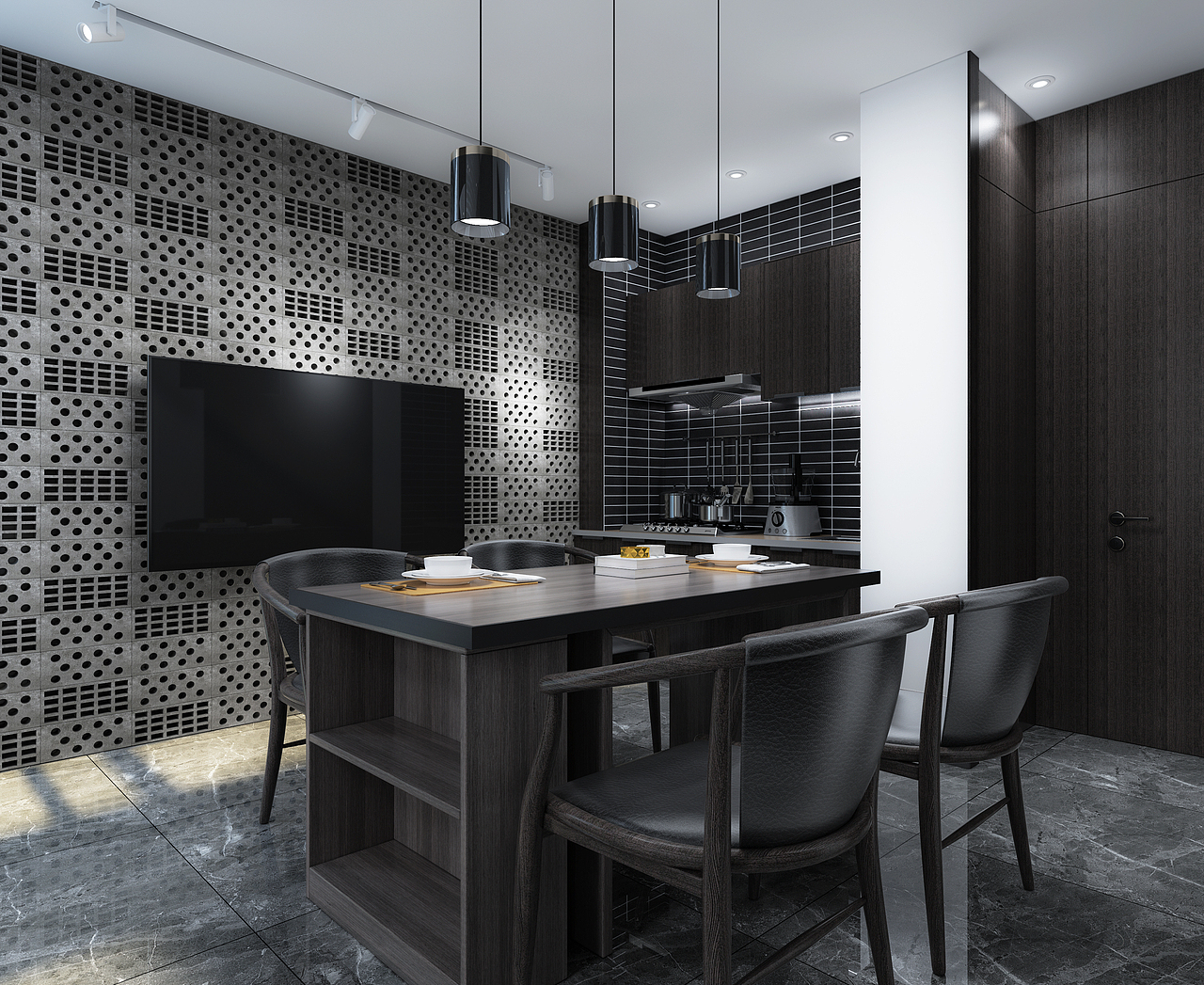 单身公寓（图ZMTUzNTU5MTQw） - 家装设计 - 站酷设计师w安丽i原创素材 - 站酷ZCOOL