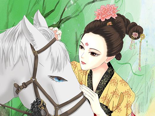 为小说画的封面和插图