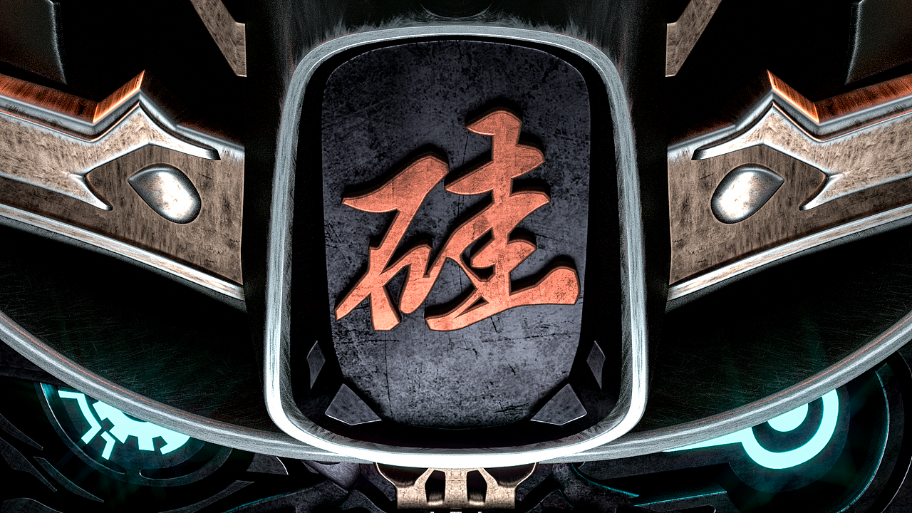 黑武士三维模型设计渲染