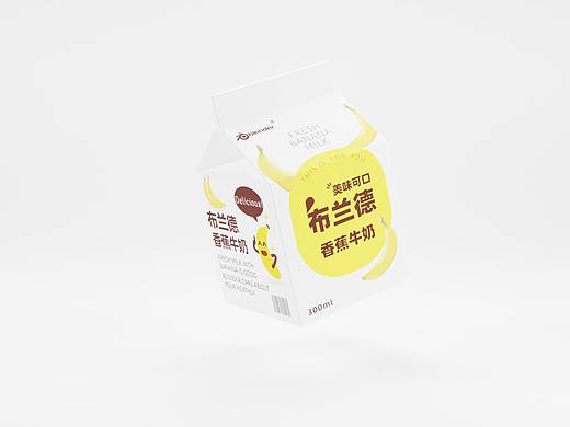 布兰德牛奶包装设计（个人主页-ZNTgyMjMyNjA=） - 包装 - 站酷设计师定春是只猫原创素材 - 站酷ZCOOL