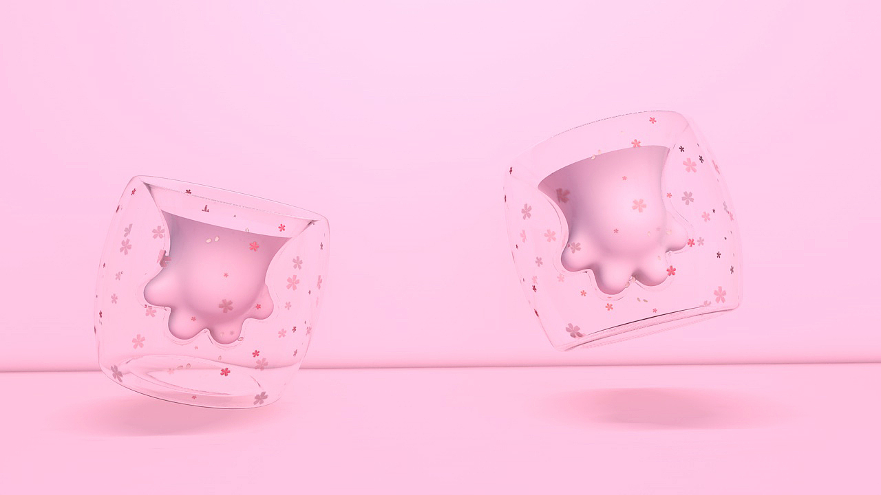 《可爱猫爪杯》