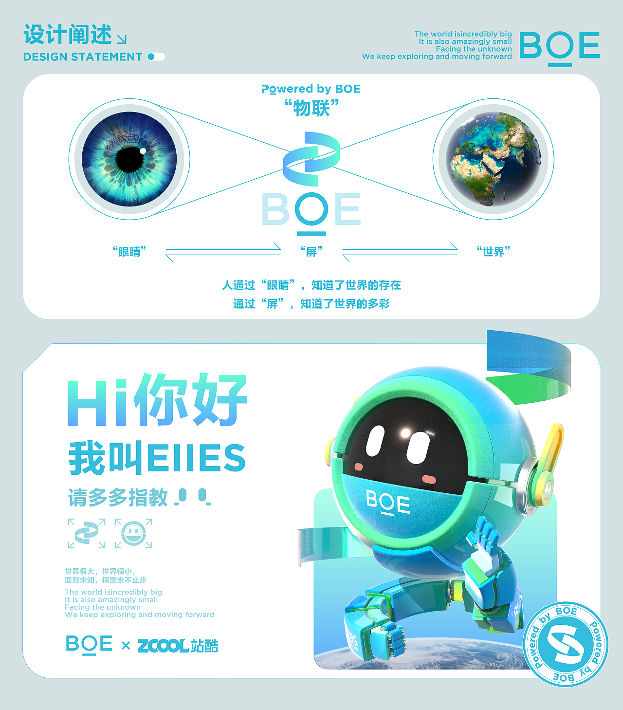 BOE-IP形象设计-Eiies（图ZMzMwMDU1MjI0） - IP形象 - 站酷设计师CXD西小狄原创素材 - 站酷ZCOOL