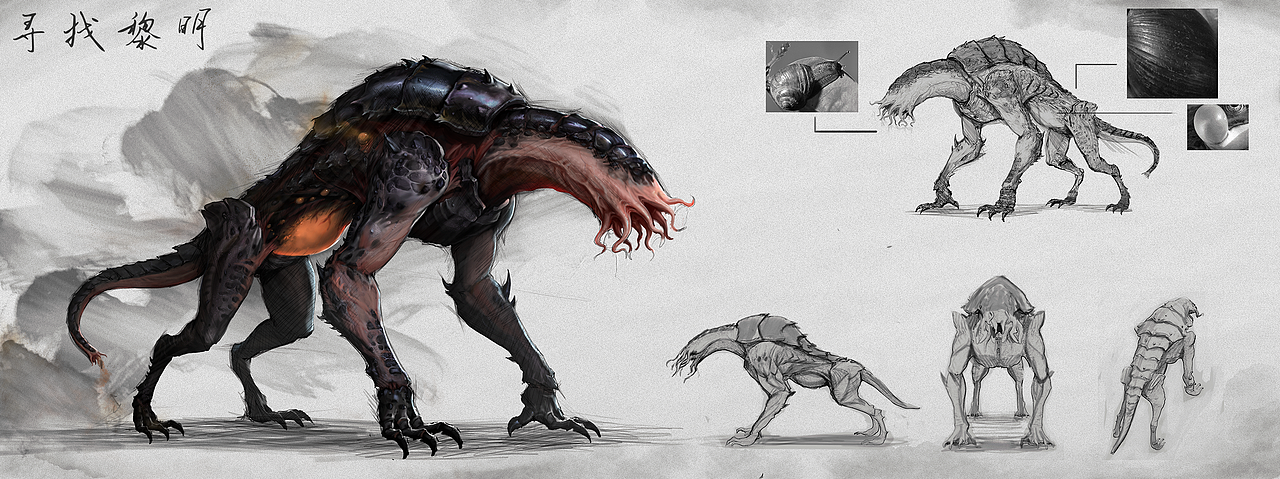 《寻找黎明》一些手稿风格设定（图ZMTYxMzIwNzQw） - 概念设定 - 站酷设计师Adam_陈原创素材 - 站酷ZCOOL