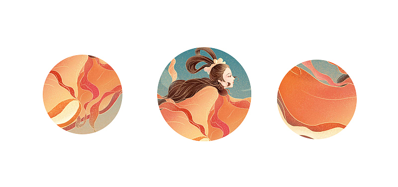 國風(fēng)嫦娥奔月中秋插畫（圖ZMjI2NjE1Nzk2） - 商業(yè)插畫 - 站酷設(shè)計師青葉云原創(chuàng)素材 - 站酷ZCOOL