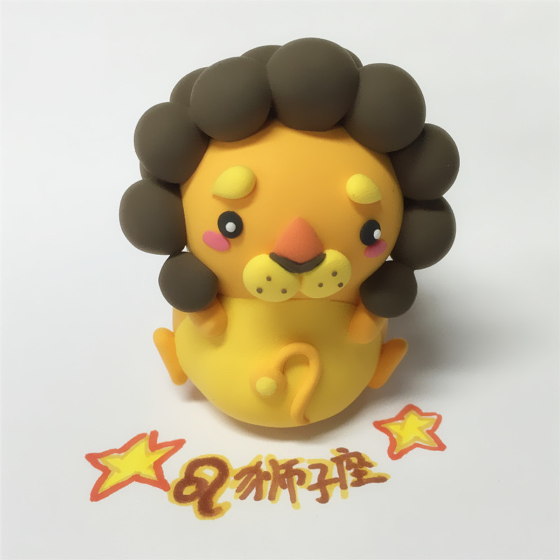 叉烧凡仔粘土教程十二星座之狮子座