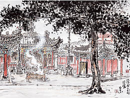 画画