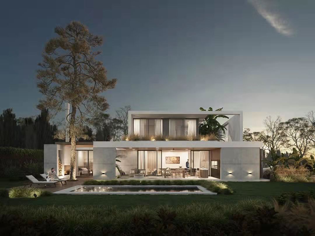 别墅设计|占地150平米二层轻奢现代风格别墅