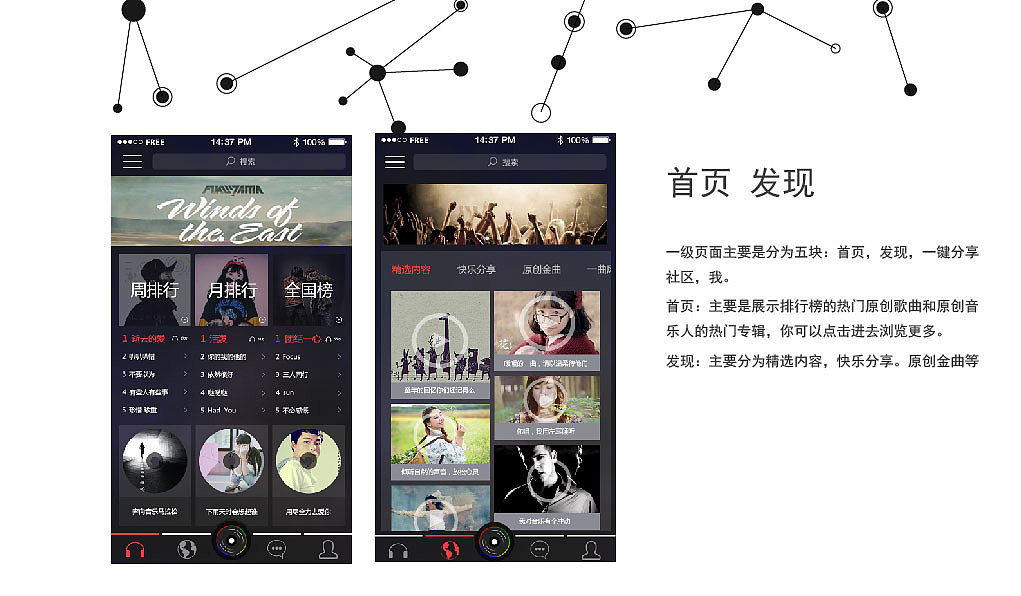 音乐汇APP实战（图ZMzk2NzQ2OTY=） - APP界面 - 站酷设计师孙二娘007原创素材 - 站酷ZCOOL