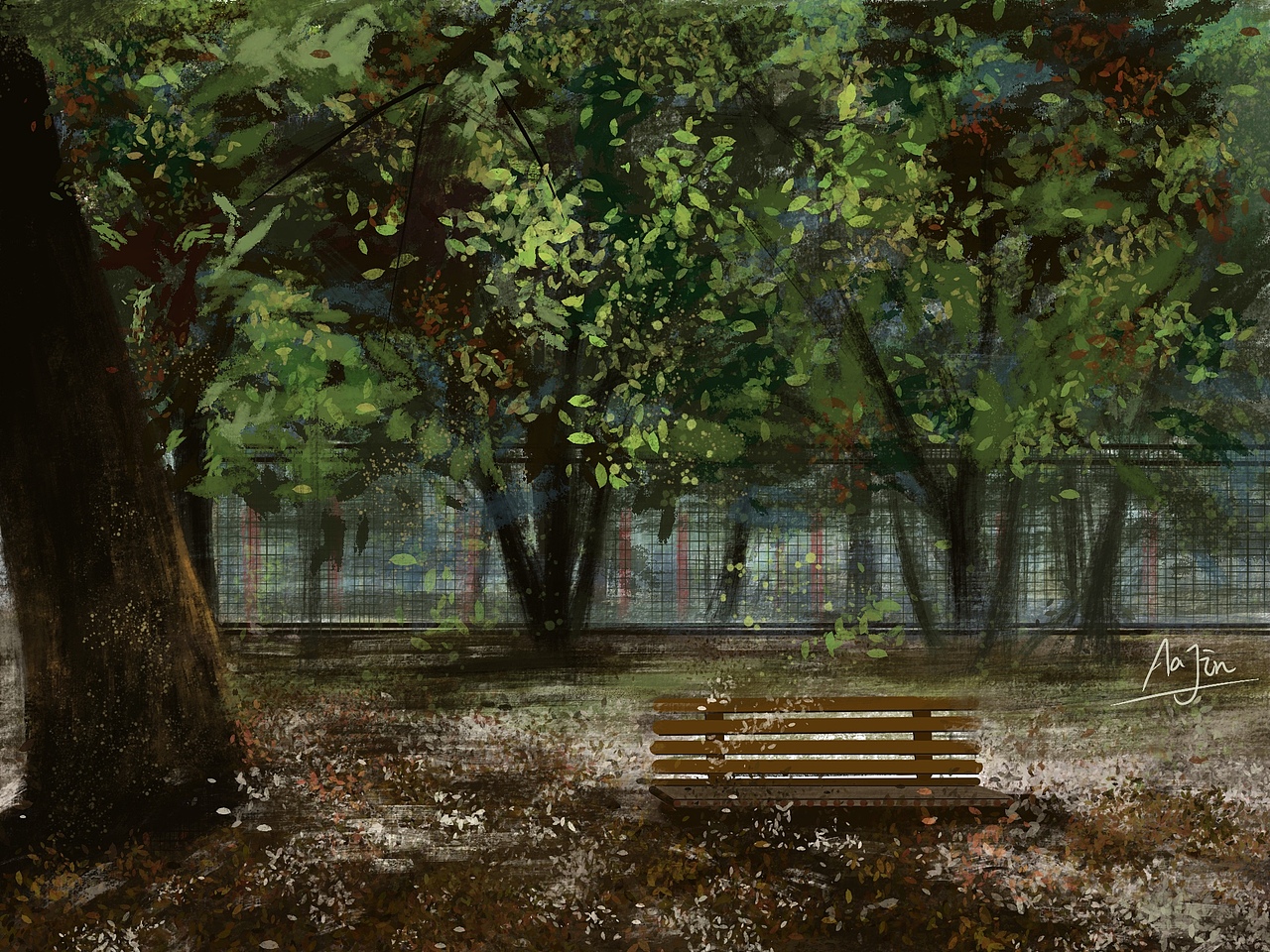 procreate 场景（图ZMjUyNTcwMzQ4） - 艺术插画 - 站酷设计师吕在意原创素材 - 站酷ZCOOL