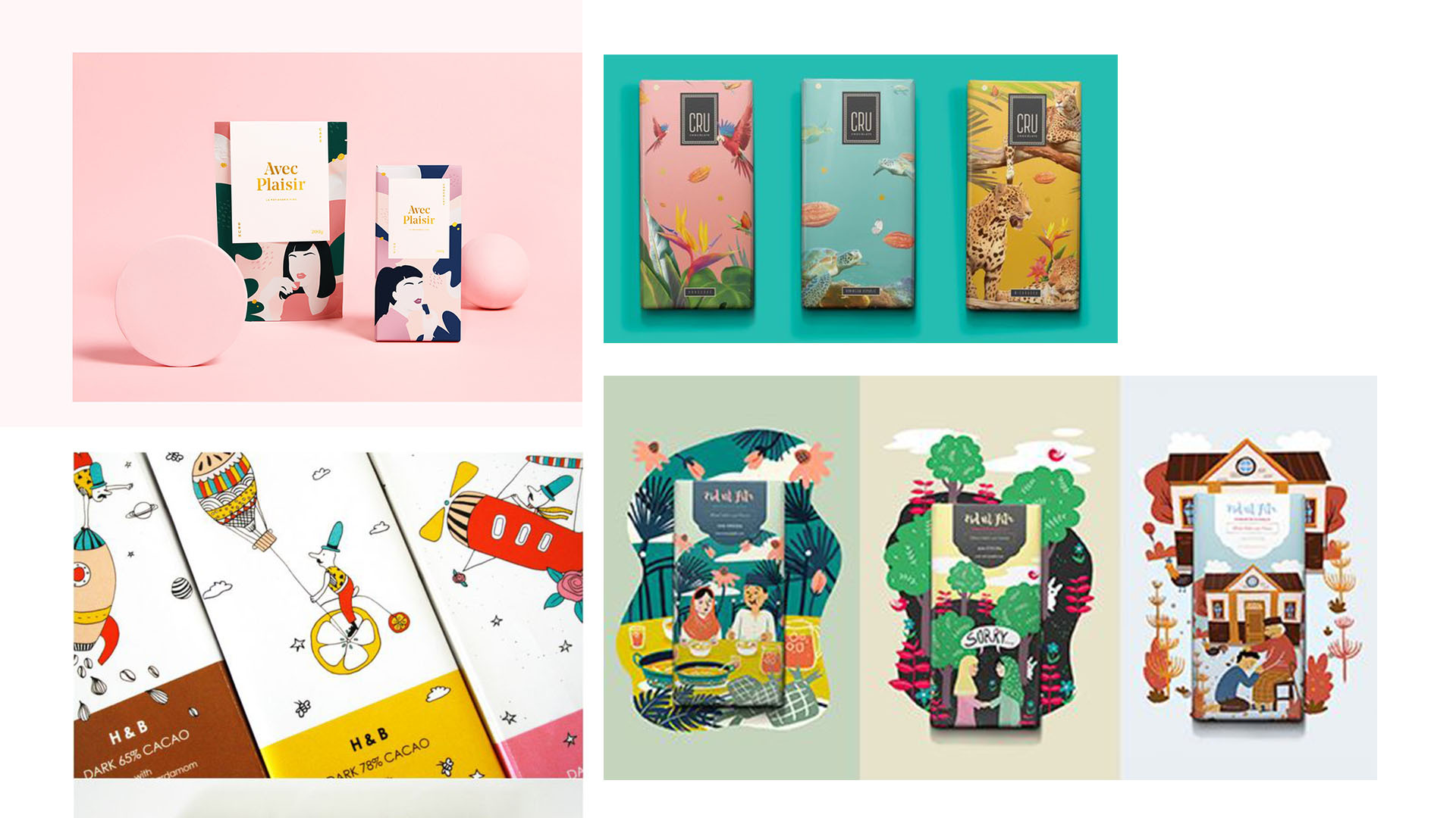 插画形式的包装设计