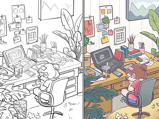 【習(xí)作】近期插畫(huà)作品（個(gè)人主頁(yè)-ZNjI1MjMxODA=） - 創(chuàng)作習(xí)作 - 站酷設(shè)計(jì)師米愛(ài)2100原創(chuàng)素材 - 站酷ZCOOL