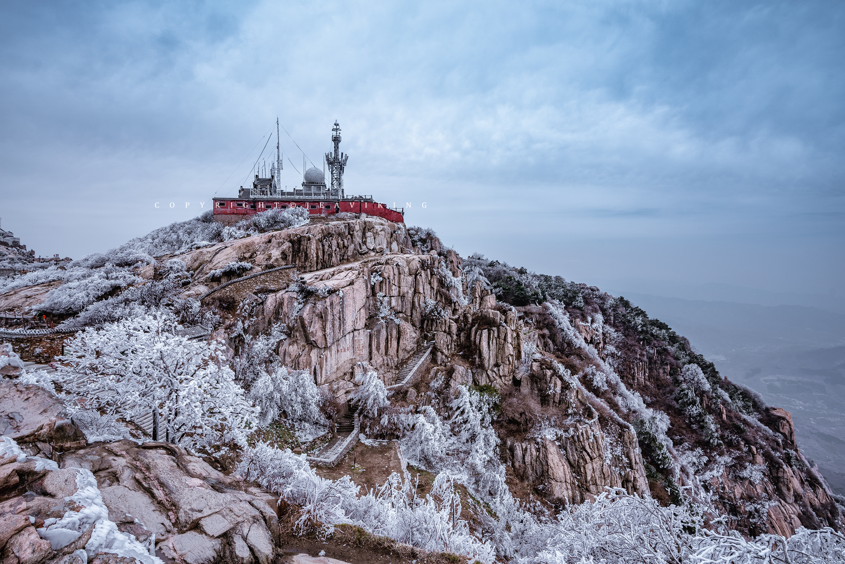 冰封的泰山|摄影|风光|jeavi - 原创作品 - 站酷 (zcool)