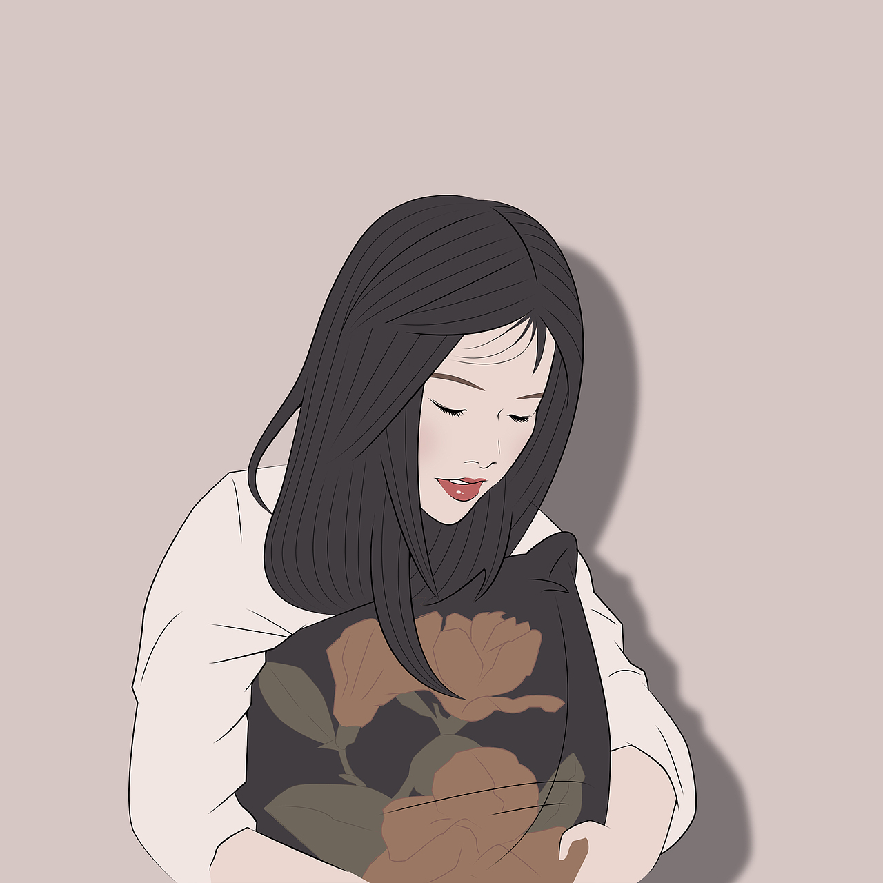 复古风肖像漫画