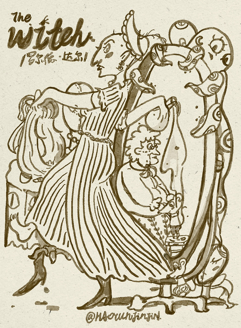 近期的速写和插画线稿