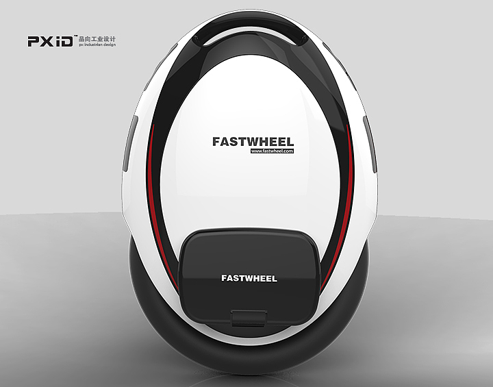 快轮EVA12寸电动独轮车外观设计+结构设计
