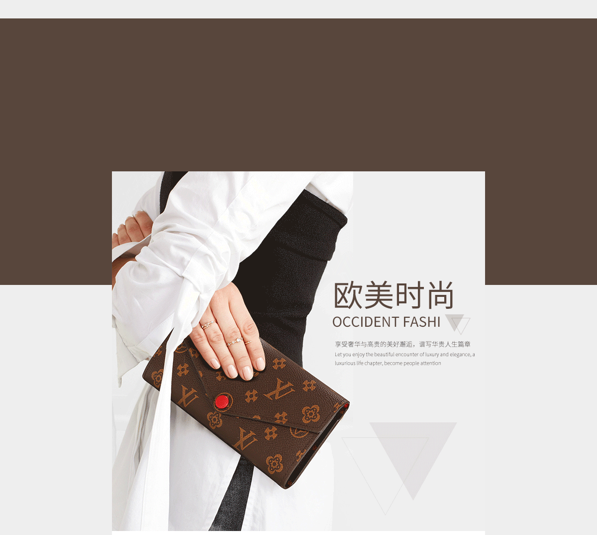 箱包详情页真皮钱包爆款详情页大气牛皮包简约时尚欧美