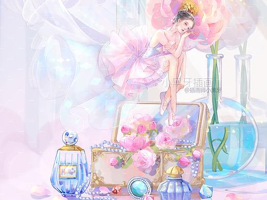 梳妆台上的芭蕾少女