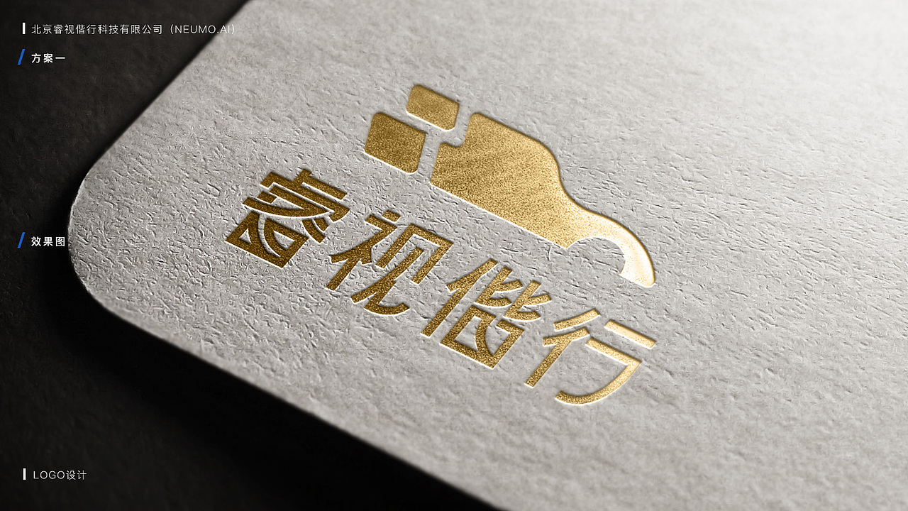 睿视偕行LOGO设计