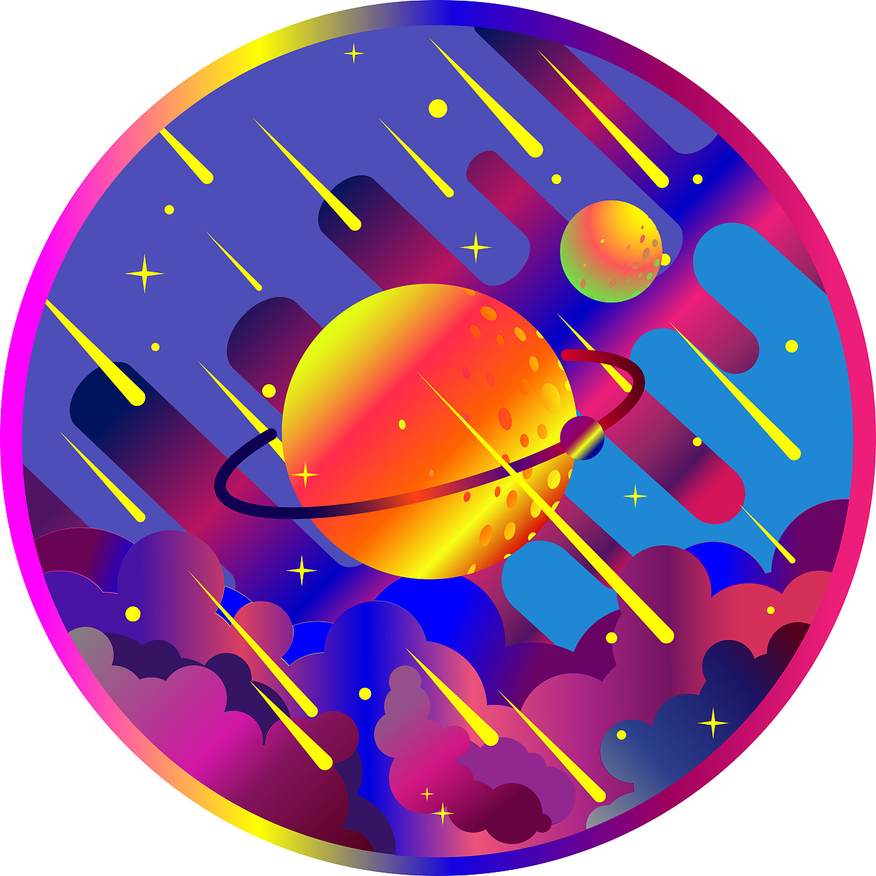 ai-星球|平面|海报|十六昊 - 原创作品 - 站酷 (zcool)