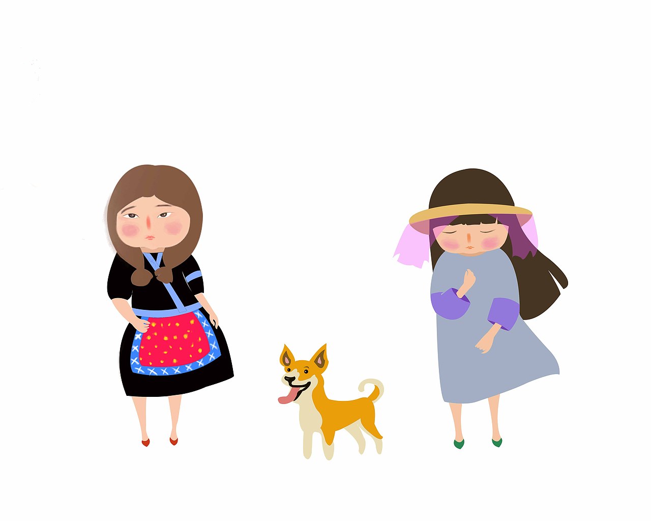 小人兒（圖ZMTI5MzkwMjMy） - 兒童插畫 - 站酷設(shè)計師一只眼線的貓原創(chuàng)素材 - 站酷ZCOOL