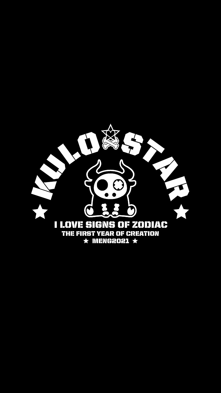 HI BLACK EYE(KULO STAR)生肖系列牛纯黑手机壁纸（图ZMjYyMjY2NTgw） - 商业插画 - 站酷设计师Z42750135原创素材 - 站酷ZCOOL