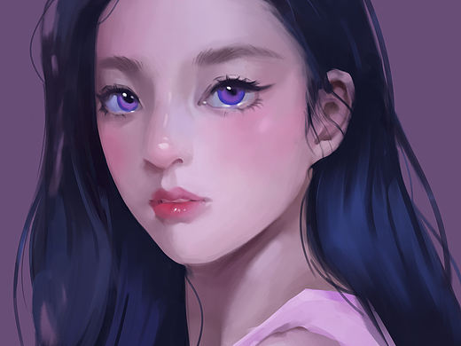 临摹/厚涂练习/黑妹