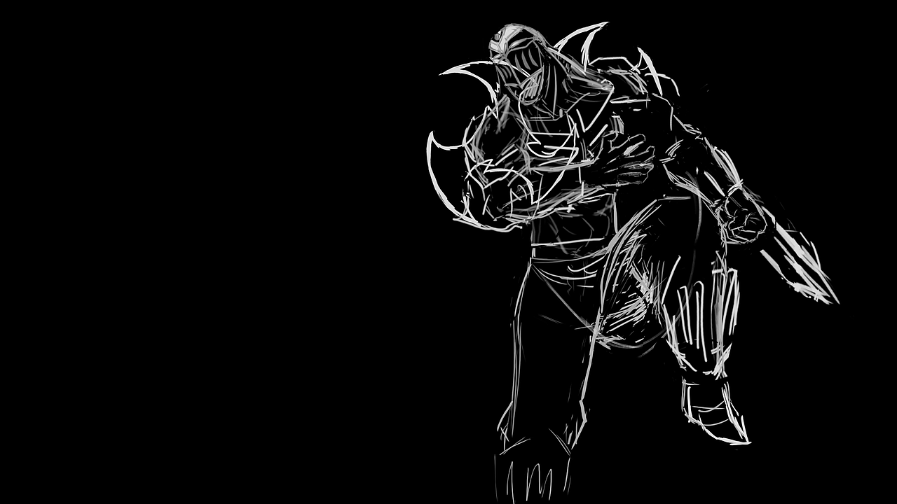 lol同人 影流之主劫《zed:yasuo has to die anyway》|插画|游戏原画