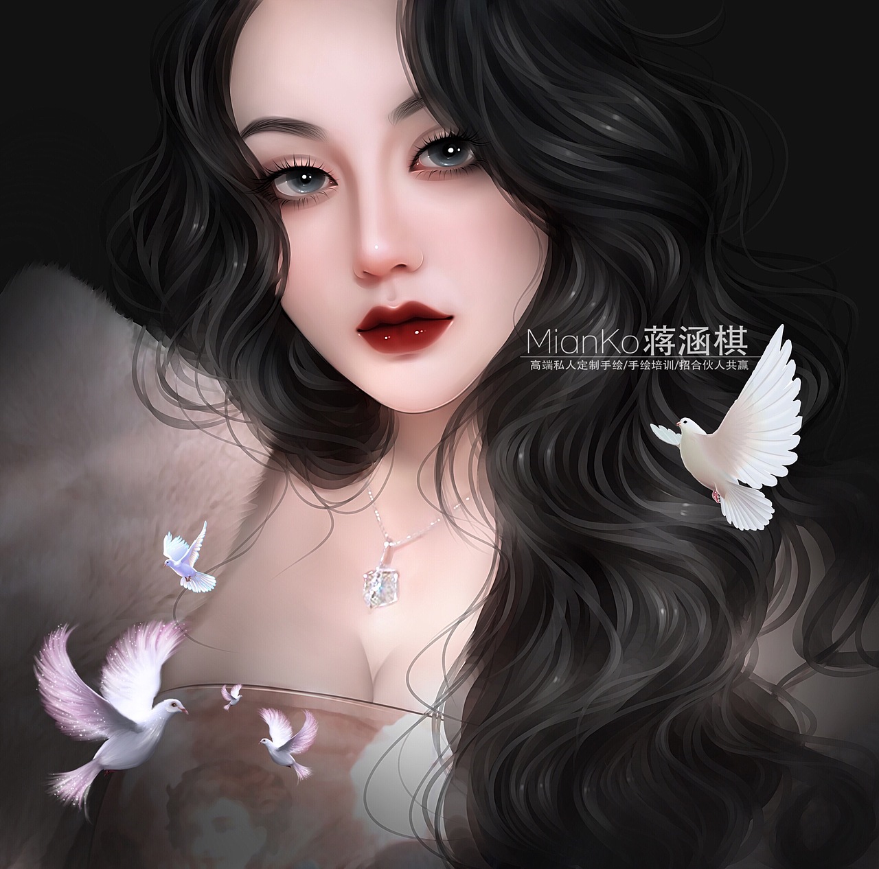 暗黑风手绘（图ZMTkyNTg3NzE2） - 单幅漫画 - 站酷设计师手绘画师蒋涵棋原创素材 - 站酷ZCOOL