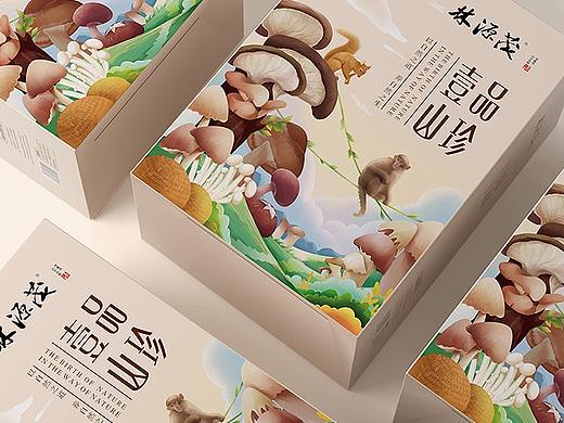 中粮旗下品牌——《林源茂山菇》礼盒