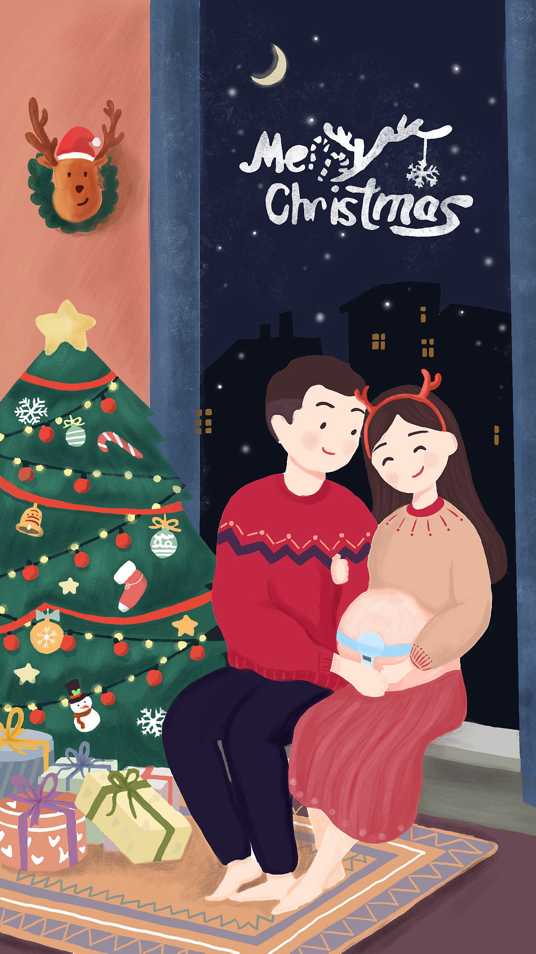 圣诞节（图ZMTYyMDY0NjAw） - 创作习作 - 站酷设计师心里美滋滋原创素材 - 站酷ZCOOL