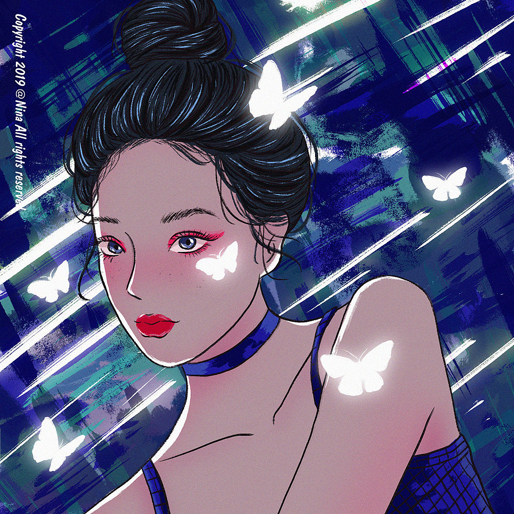 女孩（圖ZMTg2NzY4OTcy） - 藝術(shù)插畫 - 站酷設(shè)計師Joynii原創(chuàng)素材 - 站酷ZCOOL